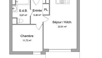 appartement 2 pièces à louer ANNEMASSE 74100 45.5 m²