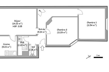 appartement 3 pièces à louer MONTPELLIER 34000 55 m²