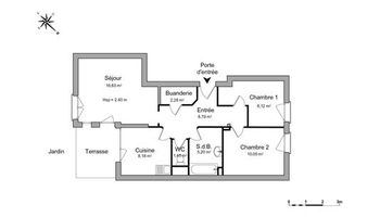 appartement 3 pièces à louer MARIGNIER 74970 60.7 m²