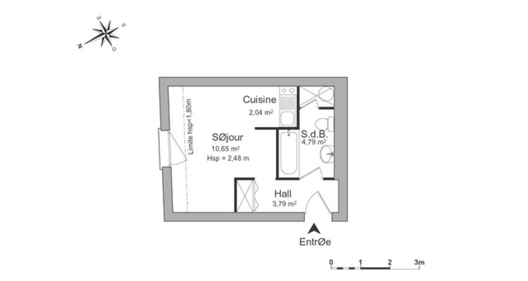 appartement 1 pièce à louer POITIERS 86000 21.3 m²