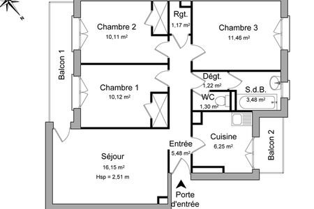 appartement 4 pièces à louer TOULOUSE 31500