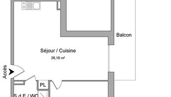 appartement 2 pièces à louer LA ROCHELLE 17000 42.4 m²
