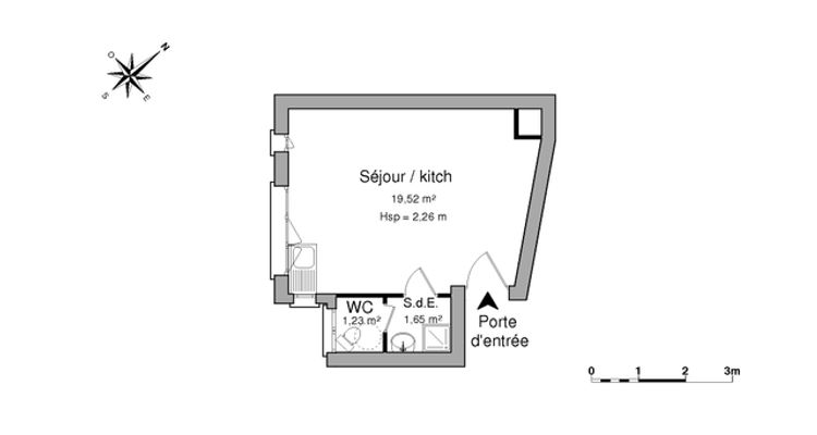 appartement 1 pièce à louer STRASBOURG 67000 22.4 m²