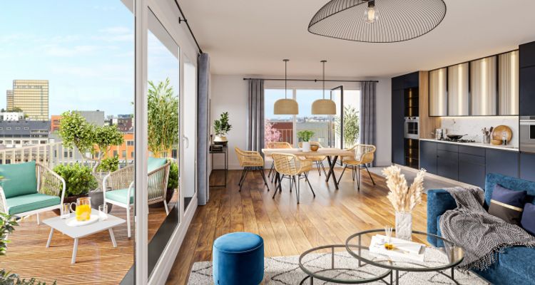 Vue n°1 Programme neuf - 37 appartements neufs à vendre - Paris 13ᵉ (75013) à partir de 553 000 €