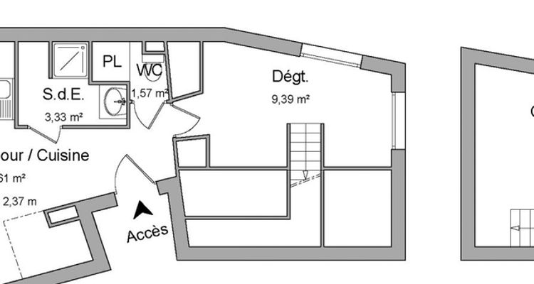 appartement 2 pièces à louer TULLINS 38210 50.1 m²