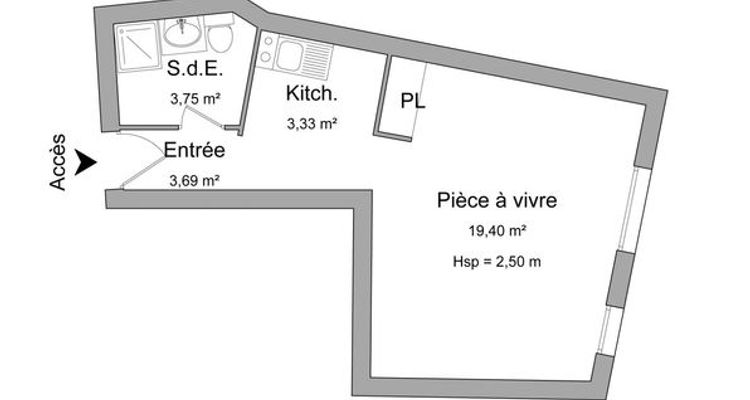 appartement 1 pièce à louer MONT DE MARSAN 40000 30.17 m²