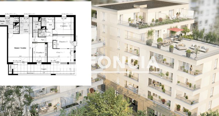 appartement 5 pièces à vendre Nantes 44300 99.03 m²