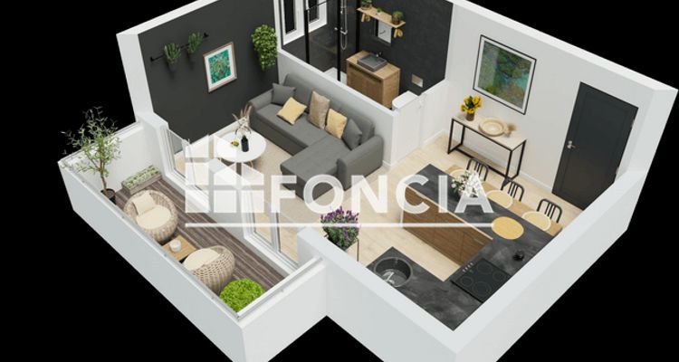 appartement 2 pièces à vendre Lorient 56100 27 m²
