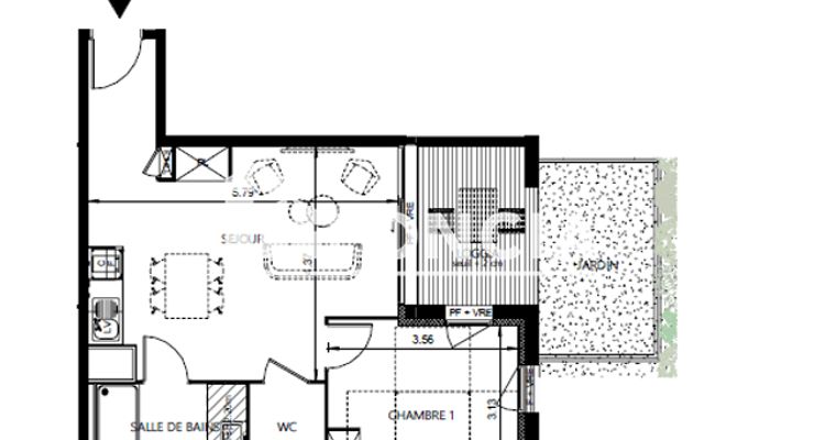 appartement 2 pièces à vendre Balma 31130 59.8 m²