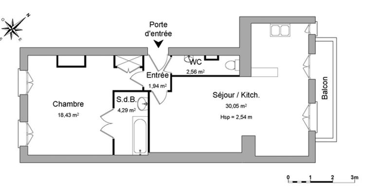 appartement 2 pièces à louer VALENCE 26000 57.3 m²