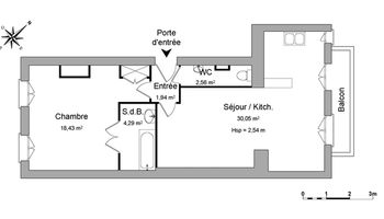 appartement 2 pièces à louer VALENCE 26000 57.3 m²