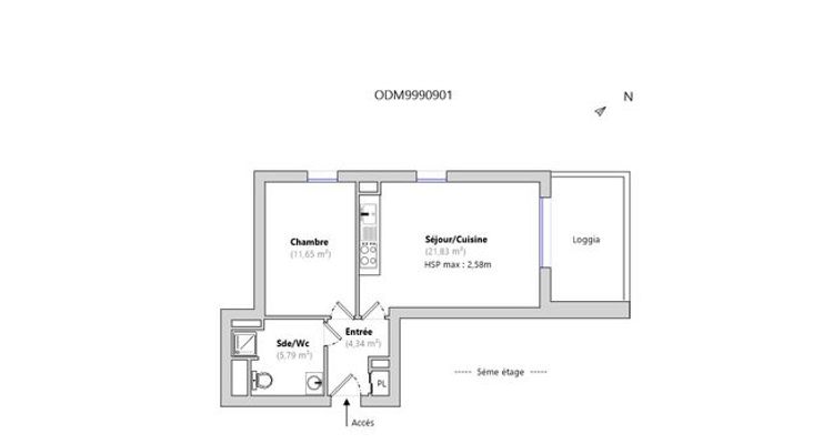 appartement 2 pièces à louer LORMONT 33310 43.78 m²