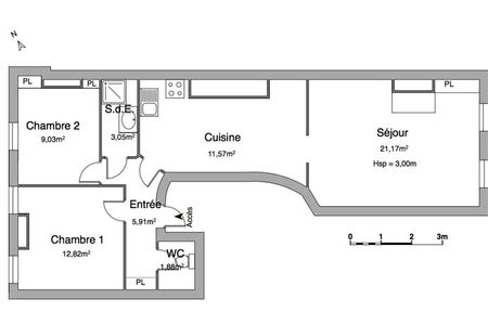 appartement 3 pièces à louer TOULOUSE 31300 65.4 m²