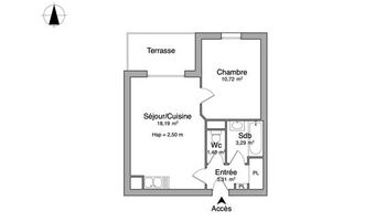 appartement 2 pièces à louer VESOUL 70000 36.83 m²