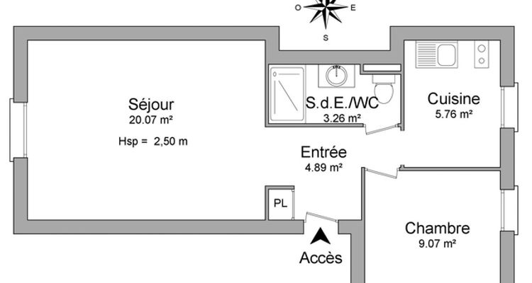appartement-meuble 2 pièces à louer LILLE 59000 43.1 m²