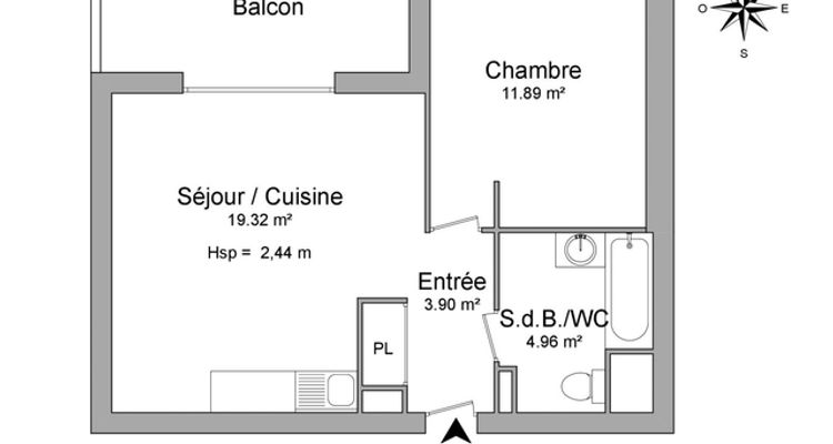 appartement 2 pièces à louer ORANGE 84100 40.1 m²