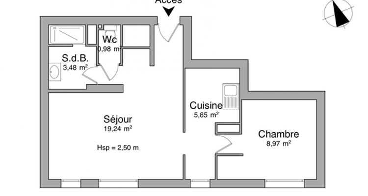 appartement 2 pièces à louer NANCY 54000 38.3 m²