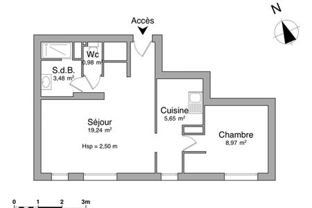 appartement 2 pièces à louer NANCY 54000 38.3 m²