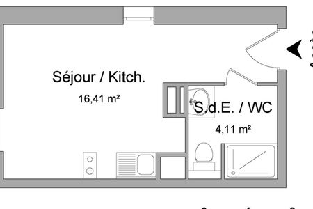 appartement 1 pièce à louer SCHILTIGHEIM 67300