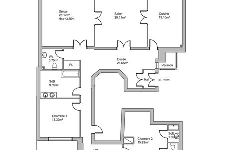 appartement 4 pièces à louer NANCY 54000 153.1 m²