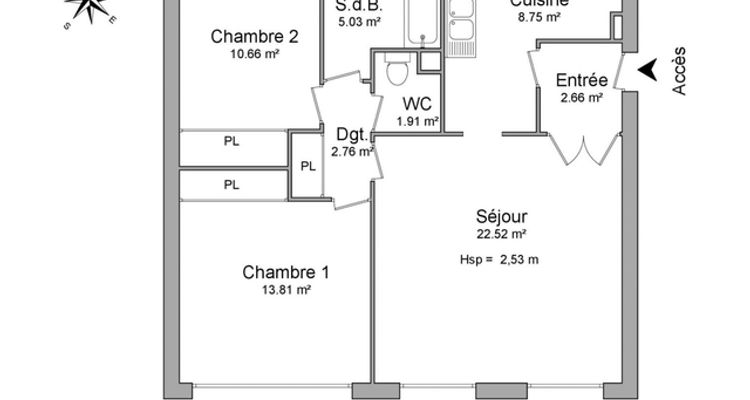 appartement 3 pièces à louer MAUREPAS 78310 68.1 m²