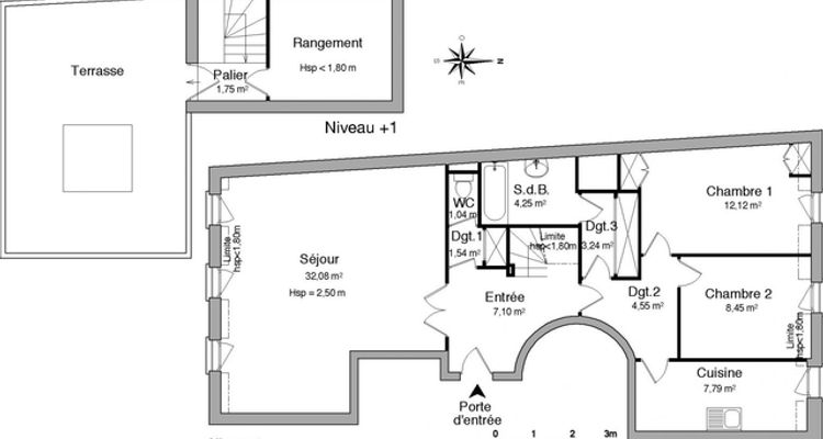 Appartement a louer sceaux - 3 pièce(s) - 83.9 m2 - Surfyn