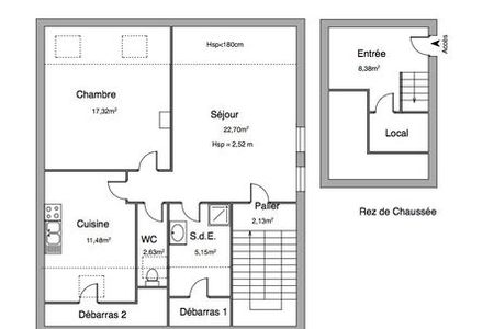 appartement 2 pièces à louer ST LOUIS 57820 71.54 m²