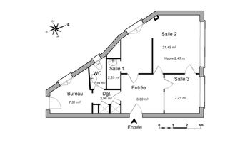 local-commercial 4 pièces à louer TOULON 83000 52.2 m²