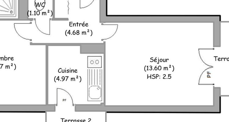 appartement 2 pièces à louer MONTPELLIER 34090 37.6 m²