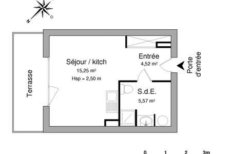 Vue n°2 Studio T1 F1 à louer - Douvaine (74140)