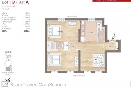 appartement 3 pièces à louer NANCY 54000 57.9 m²