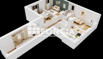 appartement 3 pièces à vendre Montrouge 92120 59.5 m²
