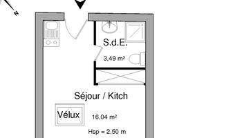appartement 1 pièce à louer MONT DE MARSAN 40000 19.5 m²