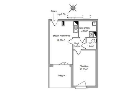 Vue n°2 Appartement 2 pièces à louer - MARSEILLE 13ème (13013) - 40.12 m²