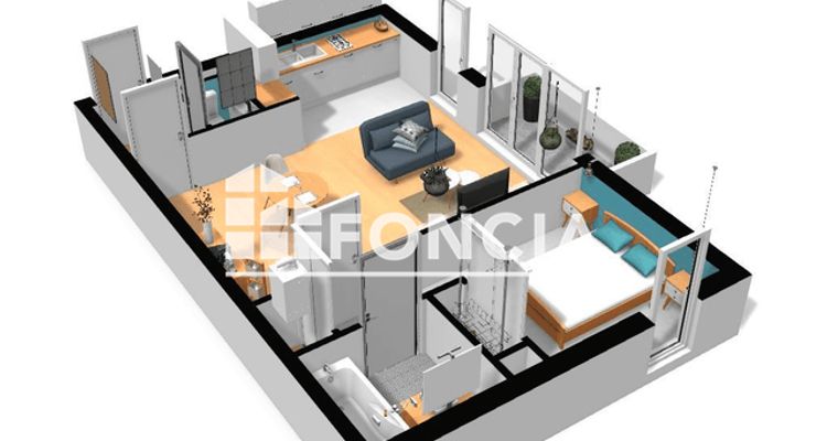 appartement 2 pièces à vendre Conflans-Sainte-Honorine 78700 44.3 m²