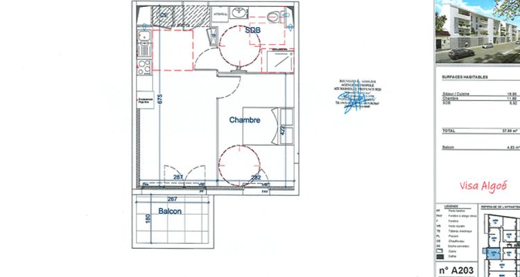 appartement 2 pièces à louer AVIGNON 84000 37.7 m²