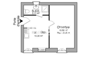 appartement 1 pièce à vendre Croissy 78290 27.34 m²