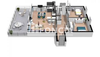 appartement 3 pièces à vendre ERSTEIN 67150 62.79 m²