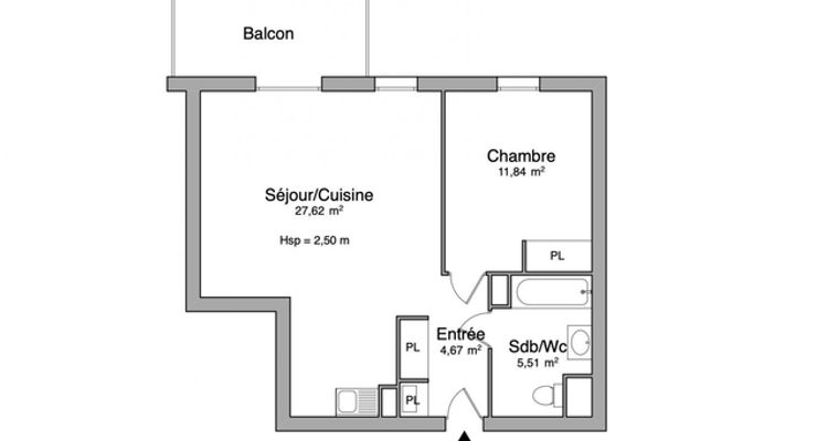 Vue n°1 Appartement 2 pièces T2 F2 à louer - Cenon (33150)