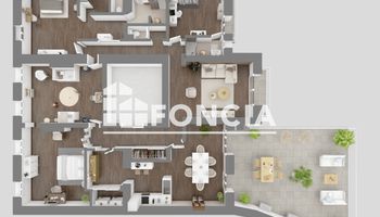 appartement 6 pièces à vendre Montpellier 34000 173.27 m²