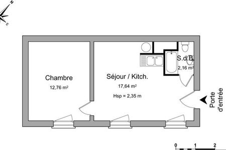Vue n°3 Appartement 2 pièces à louer - STRASBOURG (67000) - 32.56 m²