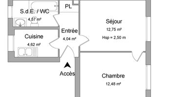 appartement 2 pièces à louer ASNIERES-SUR-SEINE 92600 38.5 m²