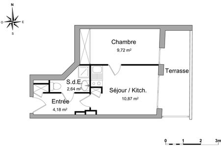 appartement 2 pièces à louer MARSEILLE 5ᵉ 13005 27.4 m²