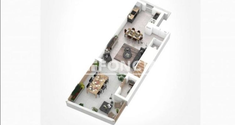 appartement 3 pièces à vendre BEAUZELLE 31700 74.65 m²
