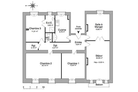 appartement 4 pièces à louer CLERMONT-FERRAND 63000 105 m²