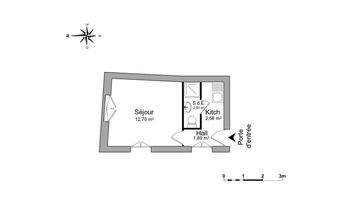 appartement 1 pièce à louer DIJON 21000 19.1 m²