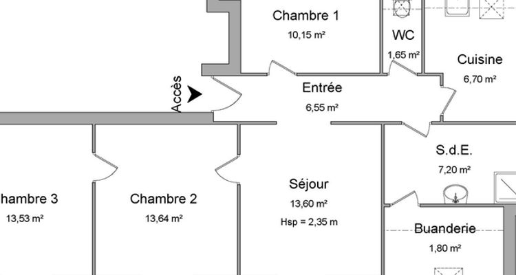 appartement 4 pièces à louer LORIENT 56100 74.8 m²