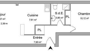 appartement 2 pièces à louer TOULOUSE 31500 49.2 m²