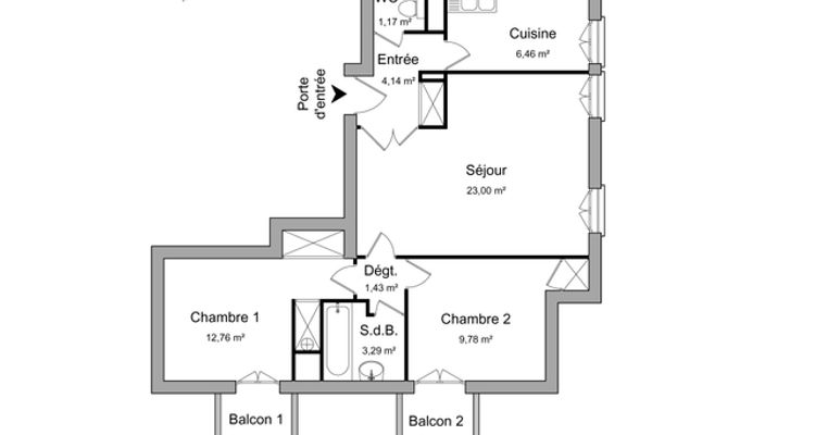 appartement 3 pièces à louer CHARENTON LE PONT 94220 62 m²