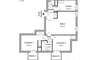 appartement 3 pièces à louer CHARENTON LE PONT 94220 62 m²